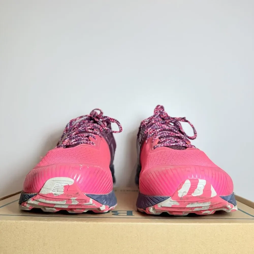 New Balance Womens 12 Nitrel v2 Trail Running Shoes Pink Purple Sneaker Hiking